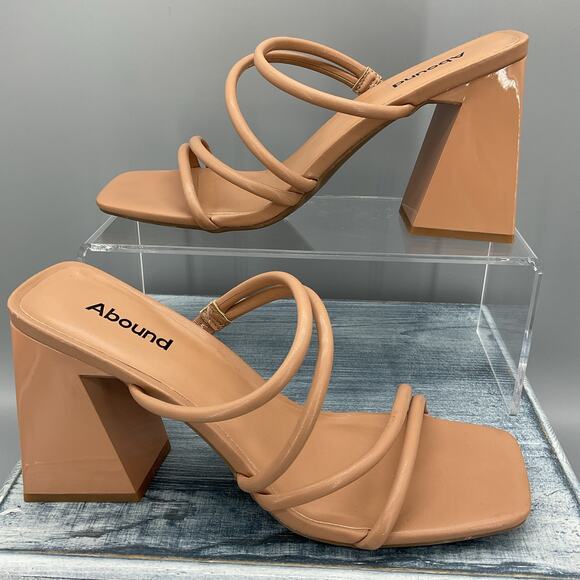 Abound Women’s Austyn Strappy Sandals Brown Size 9M - Picture 1 of 9